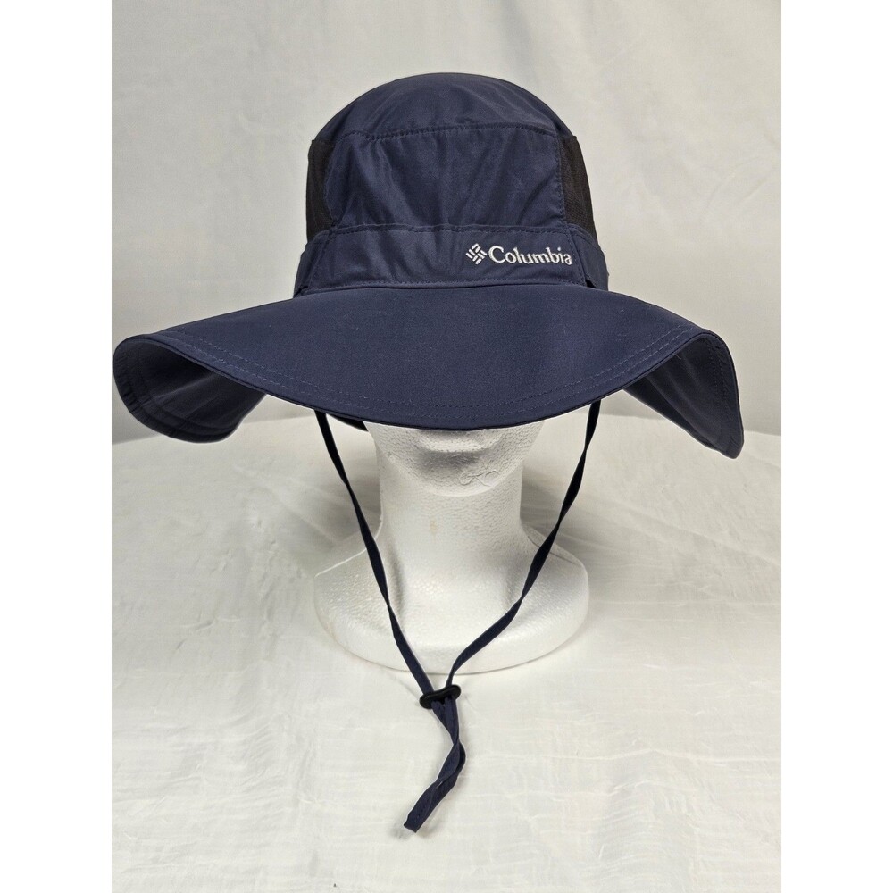 Columbia Bora Bora Booney Bucket Hat One Size Navy Blue Fishing Hiking Sun